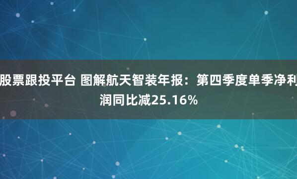 股票跟投平台 图解航天智装年报：第四季度单季净利润同比减25.16%