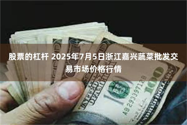 股票的杠杆 2025年7月5日浙江嘉兴蔬菜批发交易市场价格行情
