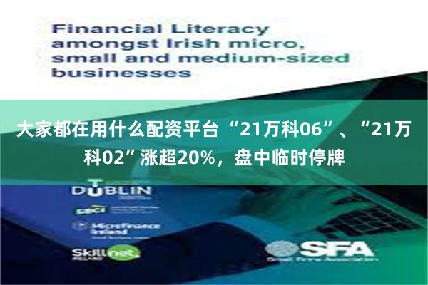 大家都在用什么配资平台 “21万科06”、“21万科02”涨超20%，盘中临时停牌