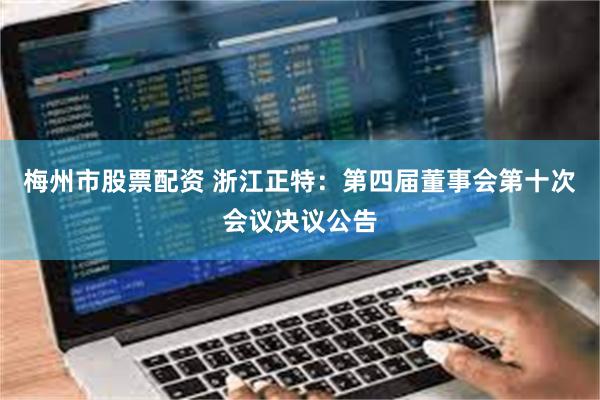 梅州市股票配资 浙江正特：第四届董事会第十次会议决议公告